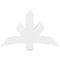Ekena Millwork Alberta Architectural Grade PVC Gable Bracket, 48"W x 30"H x 4"D x 6"F, 15/12 Pitch GBP048X30X0406ALB00 - alternate 4